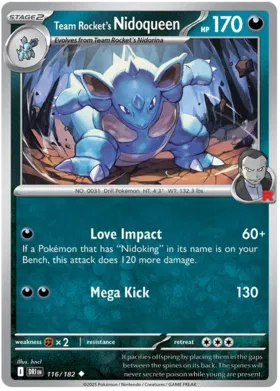 Team Rocket's Nidoqueen (116/182)