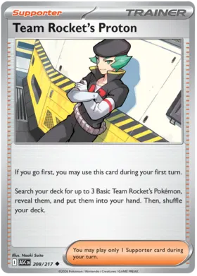 Team Rocket's Proton (208/217)