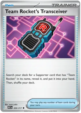Team Rocket's Transceiver (209/217)