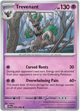 Trevenant (Holo) (039/086)