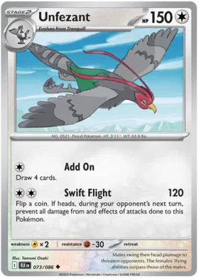 Unfezant (073/086)