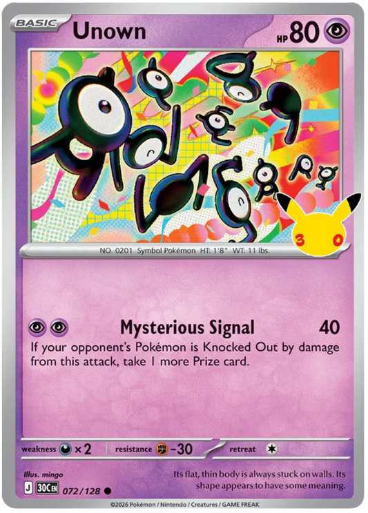 Unown (072/128) (Holo)