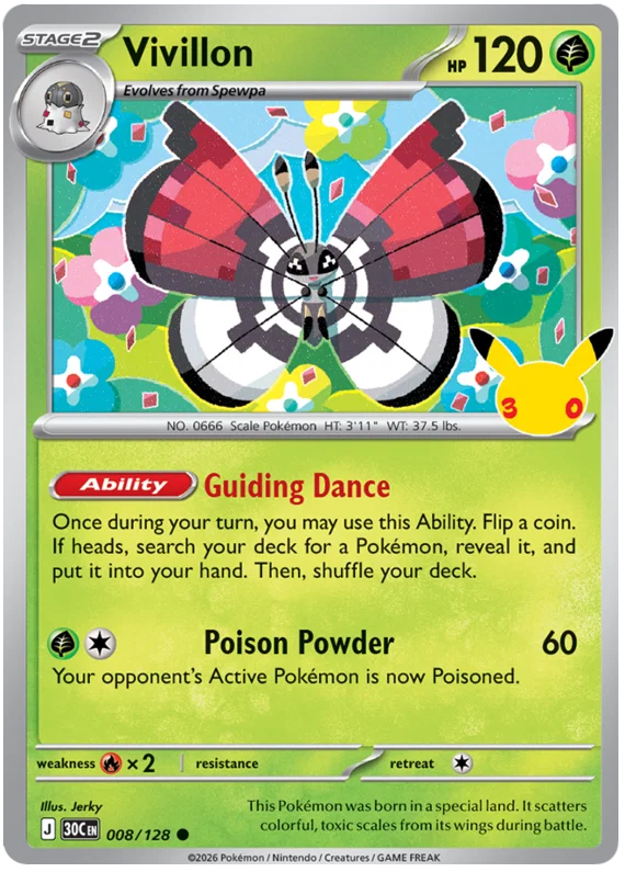 Vivillon (008/128) (Holo)