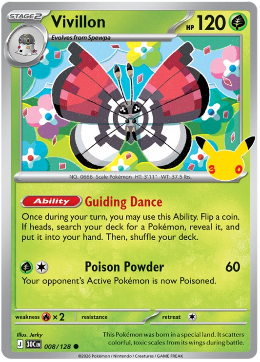 Vivillon (008/128) (Holo)