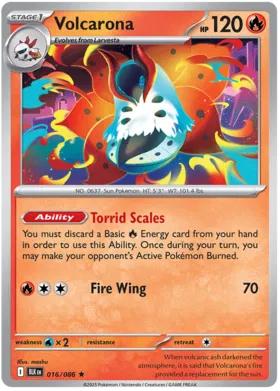 Volcarona (Holo) (016/086)