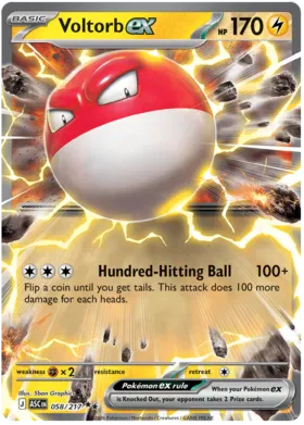 Voltorb ex (058/217)