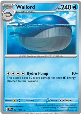Wailord (Holo) (041/159)