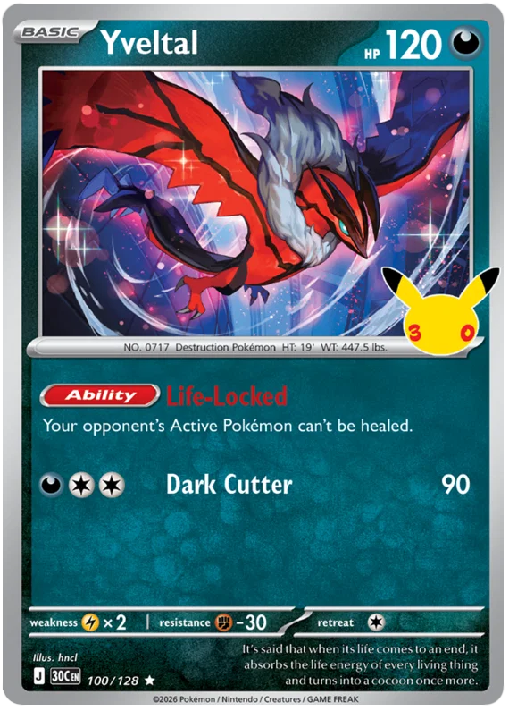 Yveltal (100/128) (Holo)