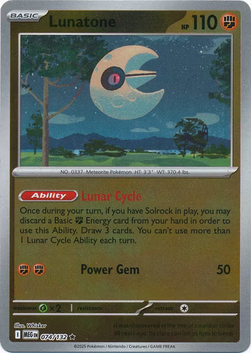Lunatone (Reverse) (074/132)
